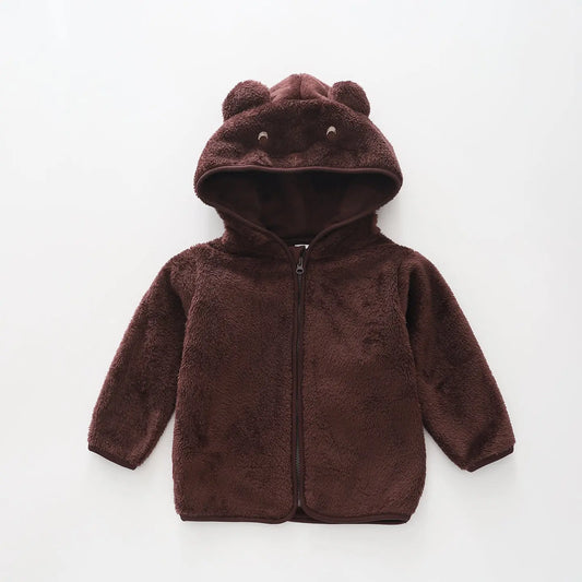 Bear Fleece Hoodie Ollies Place