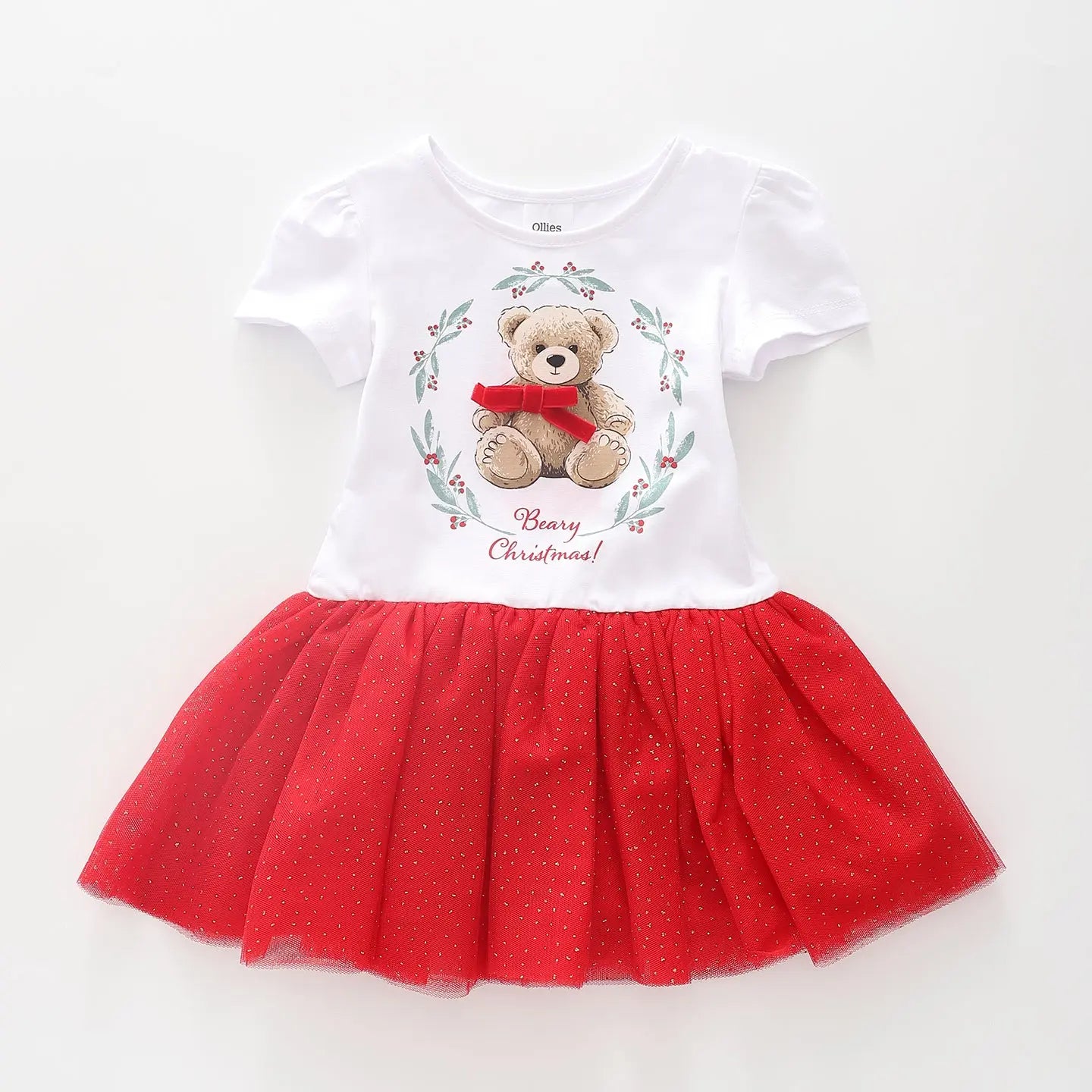 Beary Christmas Tulle Tutu Dress Ollies Place