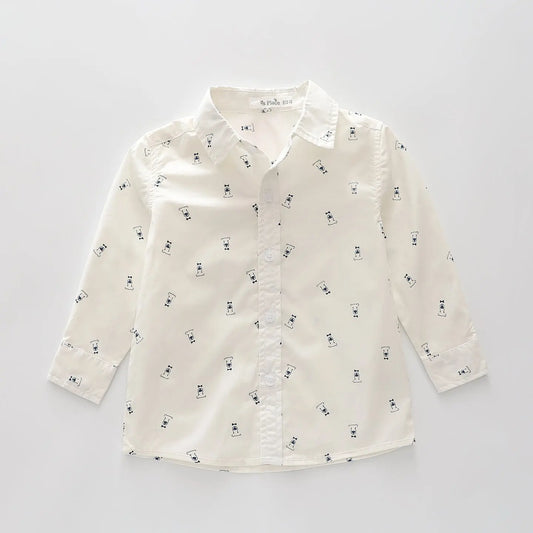 Beary Cute Button Down Shirt Ollies Place