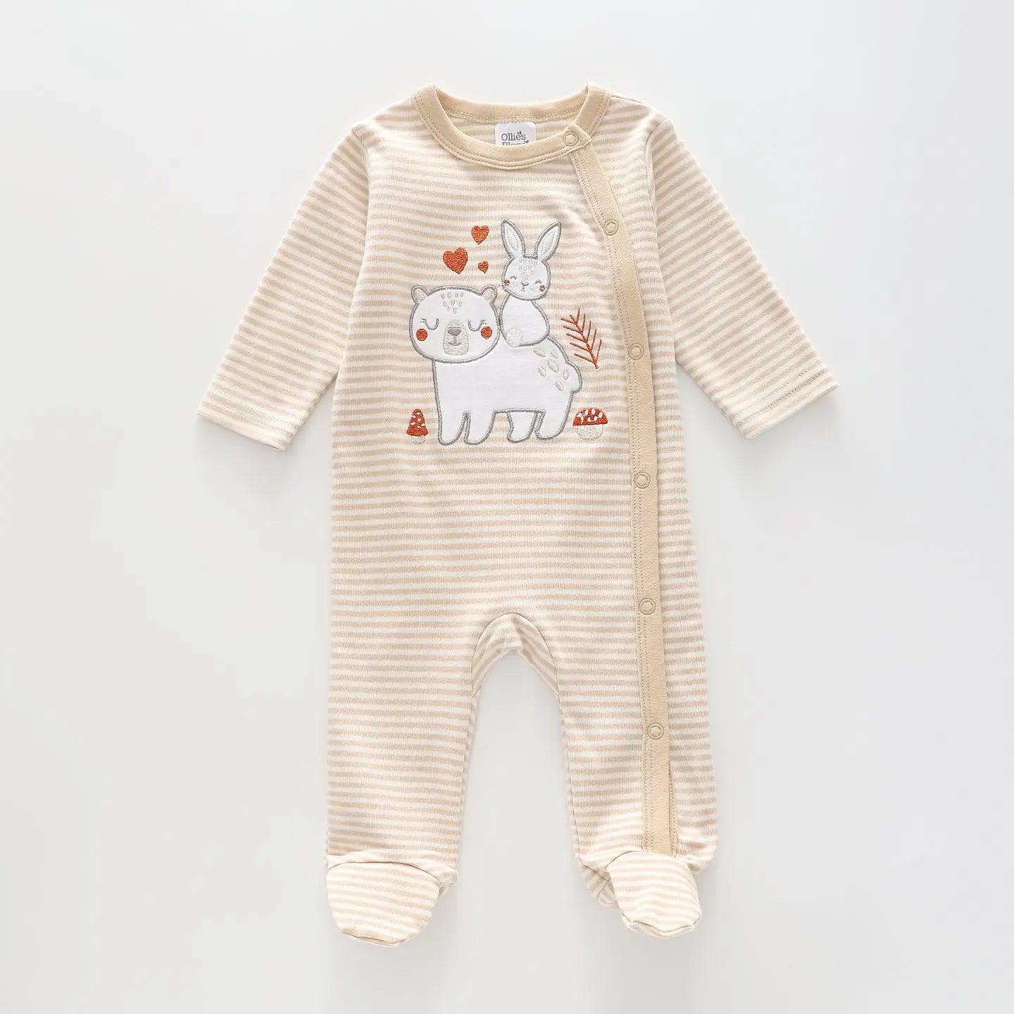 Beary Huggable Footed Romper Ollies Place