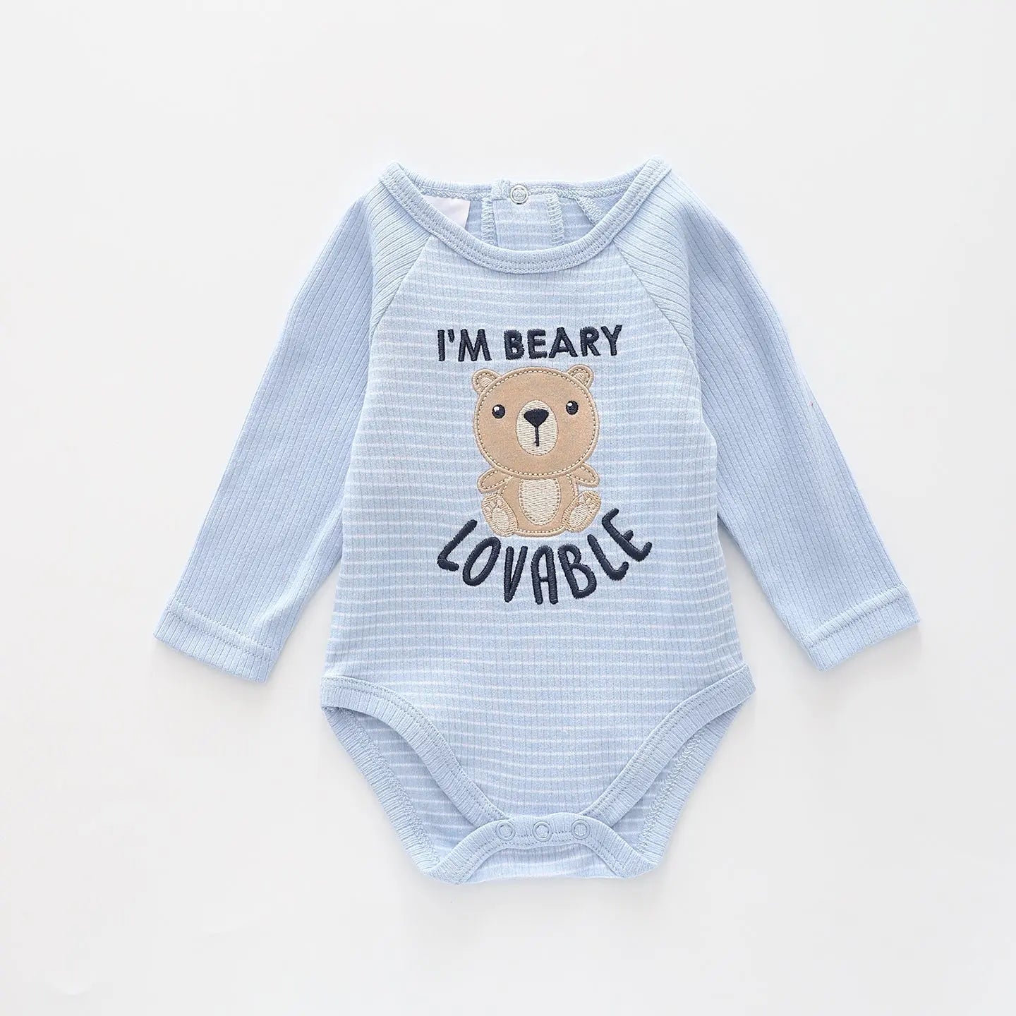 Beary Loveable, Baby Boys Bodysuit Ollies Place