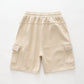 Beige Cargo Track Shorts Ollies Place
