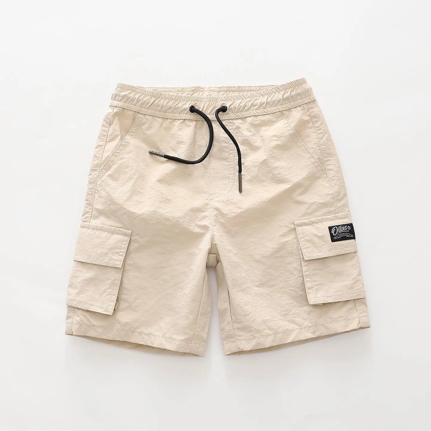 Beige Quick Dry Cargo Shorts Ollies Place