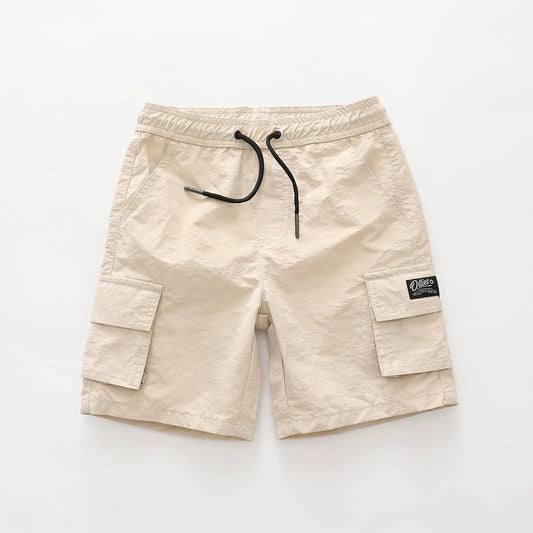 Beige Quick Dry Cargo Shorts Ollies Place