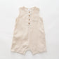 Beige Stripe Short Romper Ollies Place