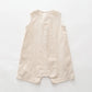 Beige Stripe Short Romper Ollies Place