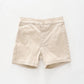 Beige Woven Short Ollies Place