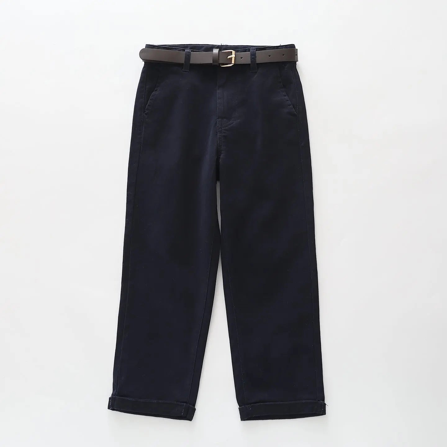 Belted Navy Chino Pant Ollies Place