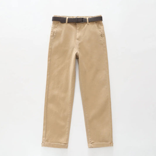 Belted Sand Chino Pant Ollies Place