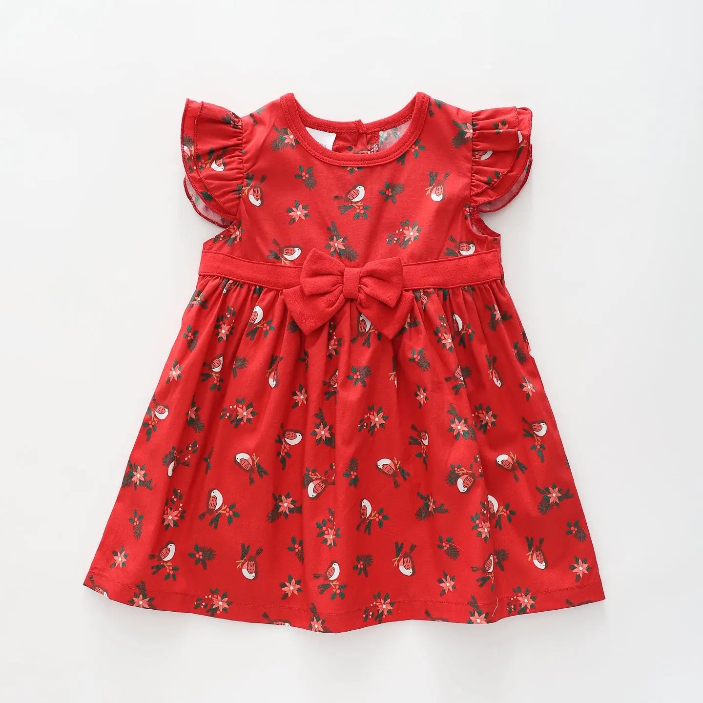 Bird & Holly Christmas Dress Ollies Place