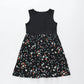 Black Daisy Print Dress Ollies Place
