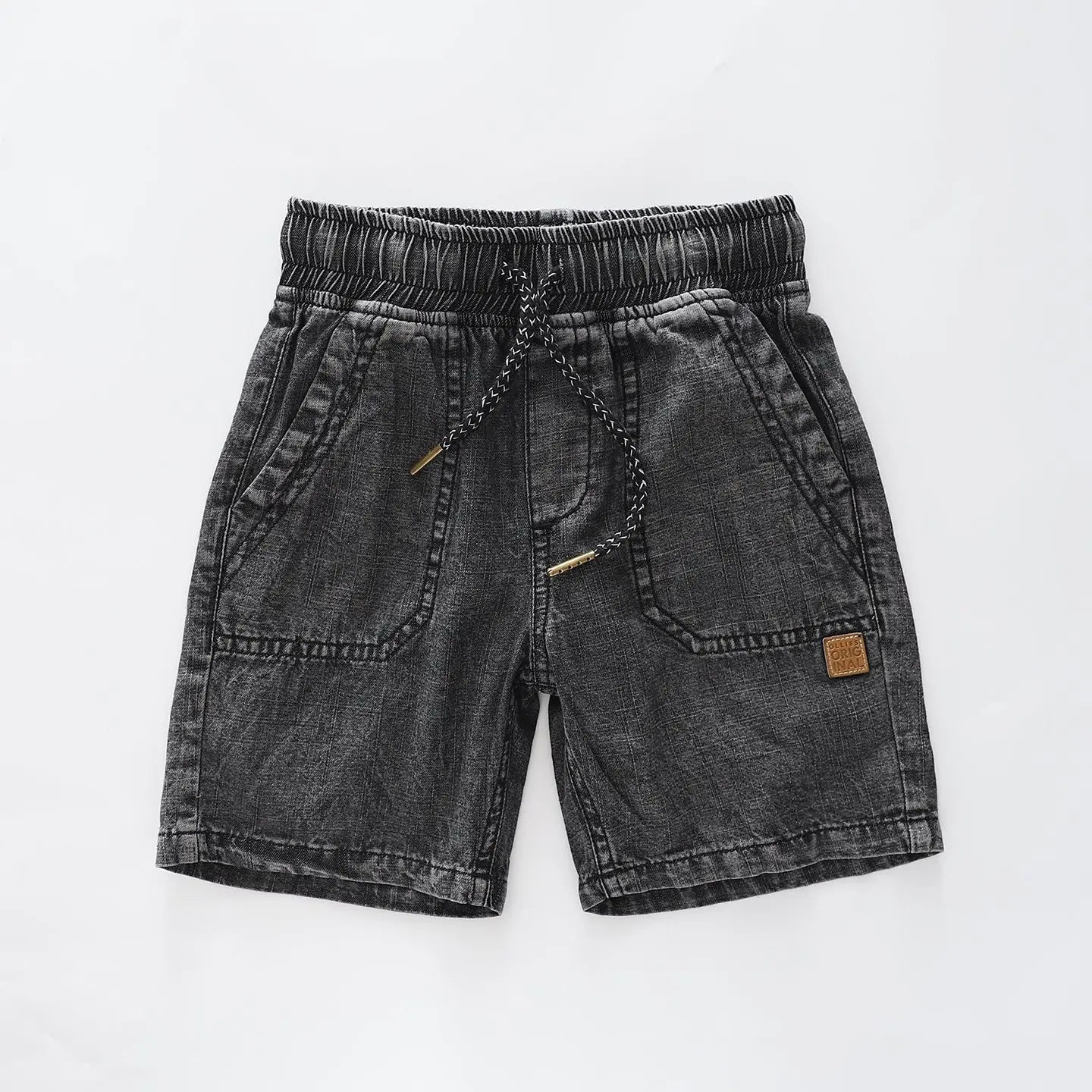Black Denim Skate Shorts Ollies Place
