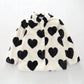 Black Hearts Faux Fur Coat Ollies Place