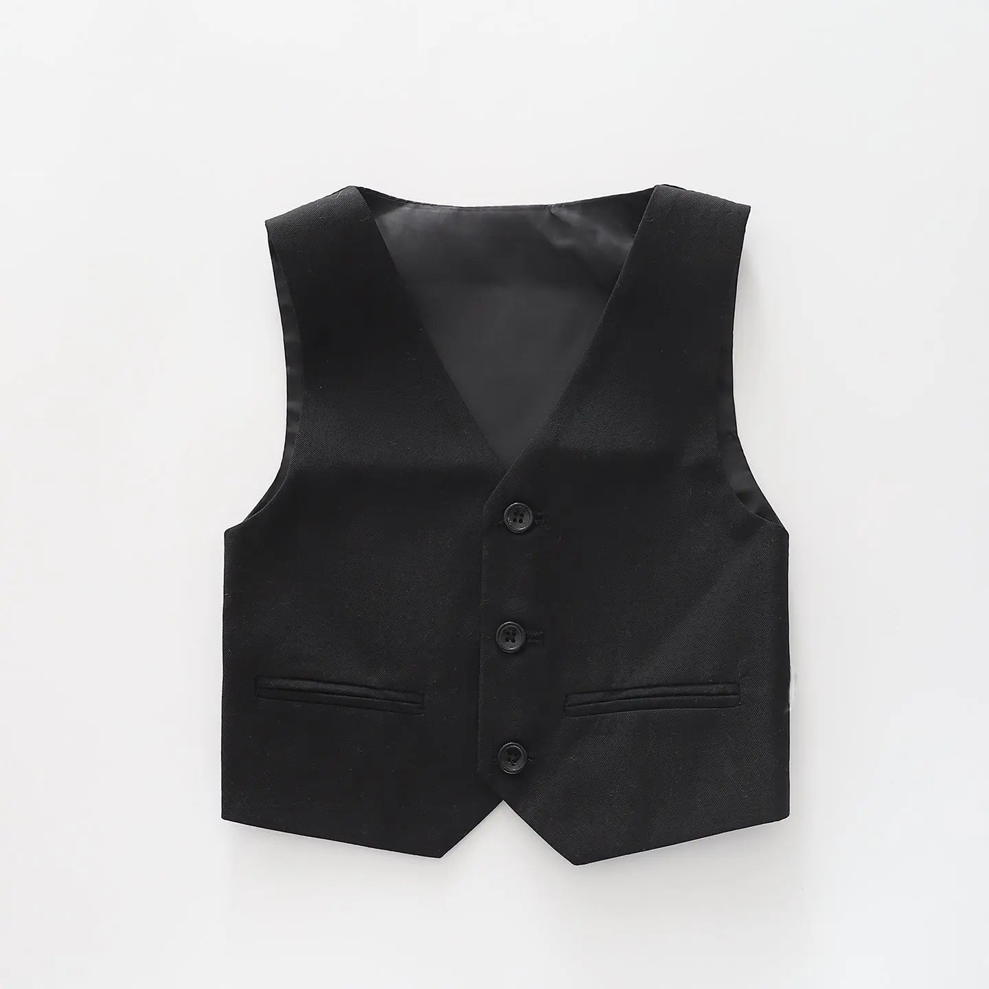 Black Waistcoat Vest Ollies Place