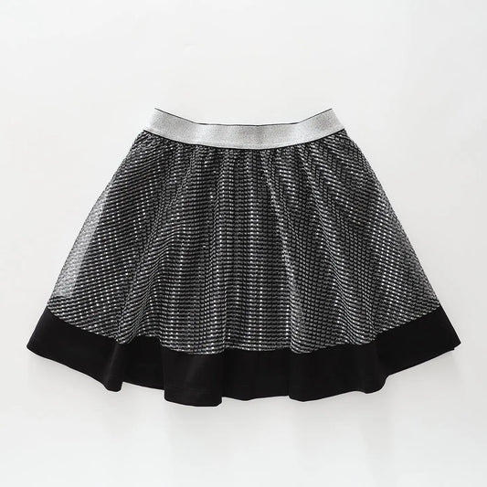 Black and Silver Party Skirt Ollies Place