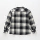 Black and White Check Overshirt Ollies Place