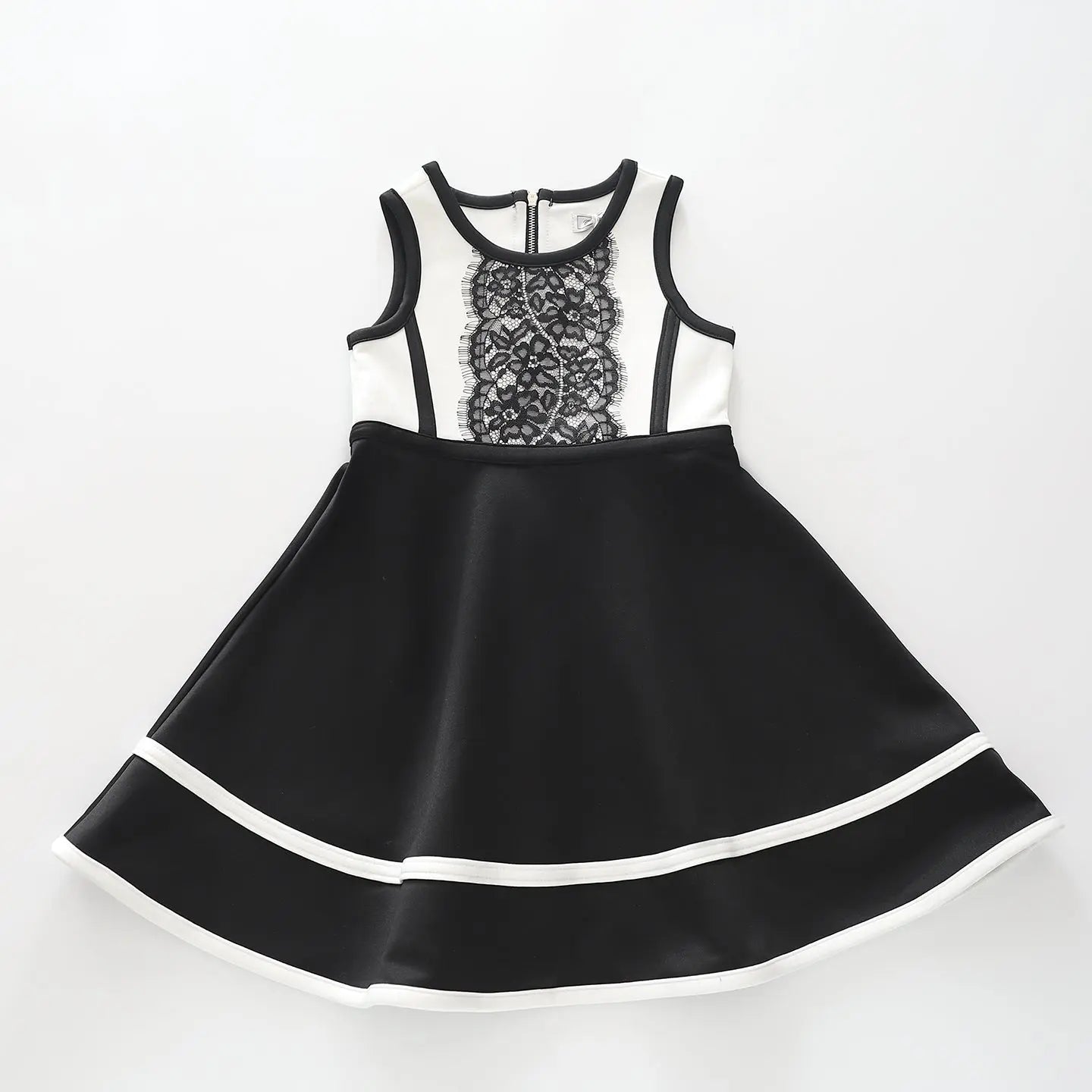 Black and White Lace Dress