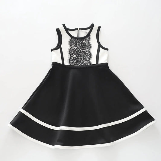 Black and White Lace Dress Ollies Place