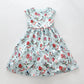 Blue Australiana Print Dress Ollies Place