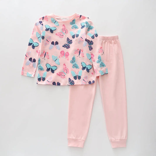 Blue Butterfly PJ Set Ollies Place