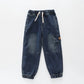 Blue Cargo Denim Pants Ollies Place