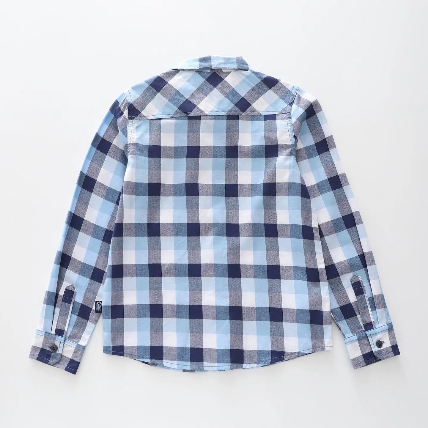 Blue Check Cotton Shirt Ollies Place