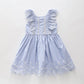 Blue Eyelet Dress Ollies Place