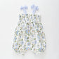 Blue Floral Baby Boho Romper Ollies Place