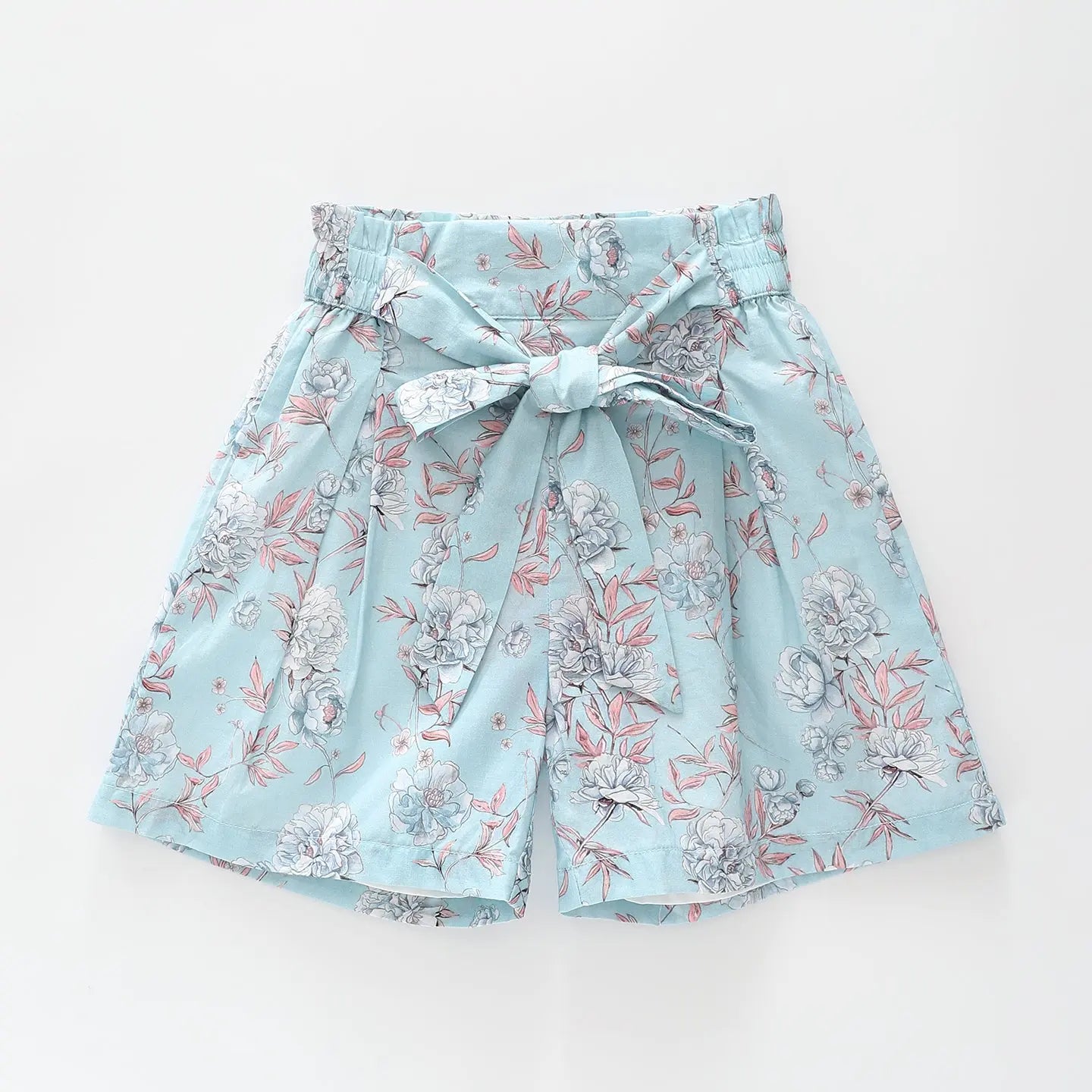 Blue Floral Shorts Ollies Place