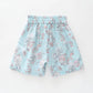 Blue Floral Shorts Ollies Place
