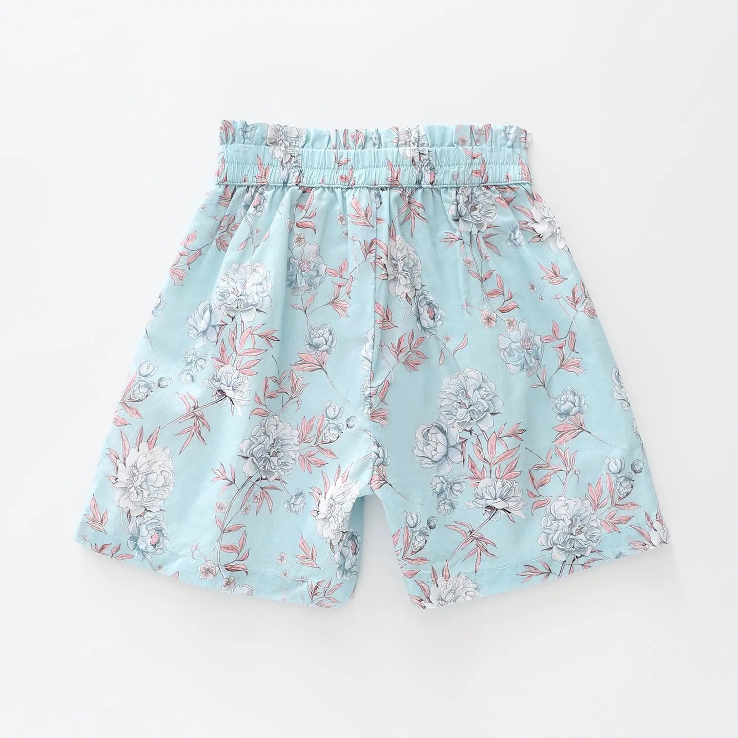 Blue Floral Shorts Ollies Place