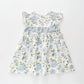 Blue Florals Dress Ollies Place