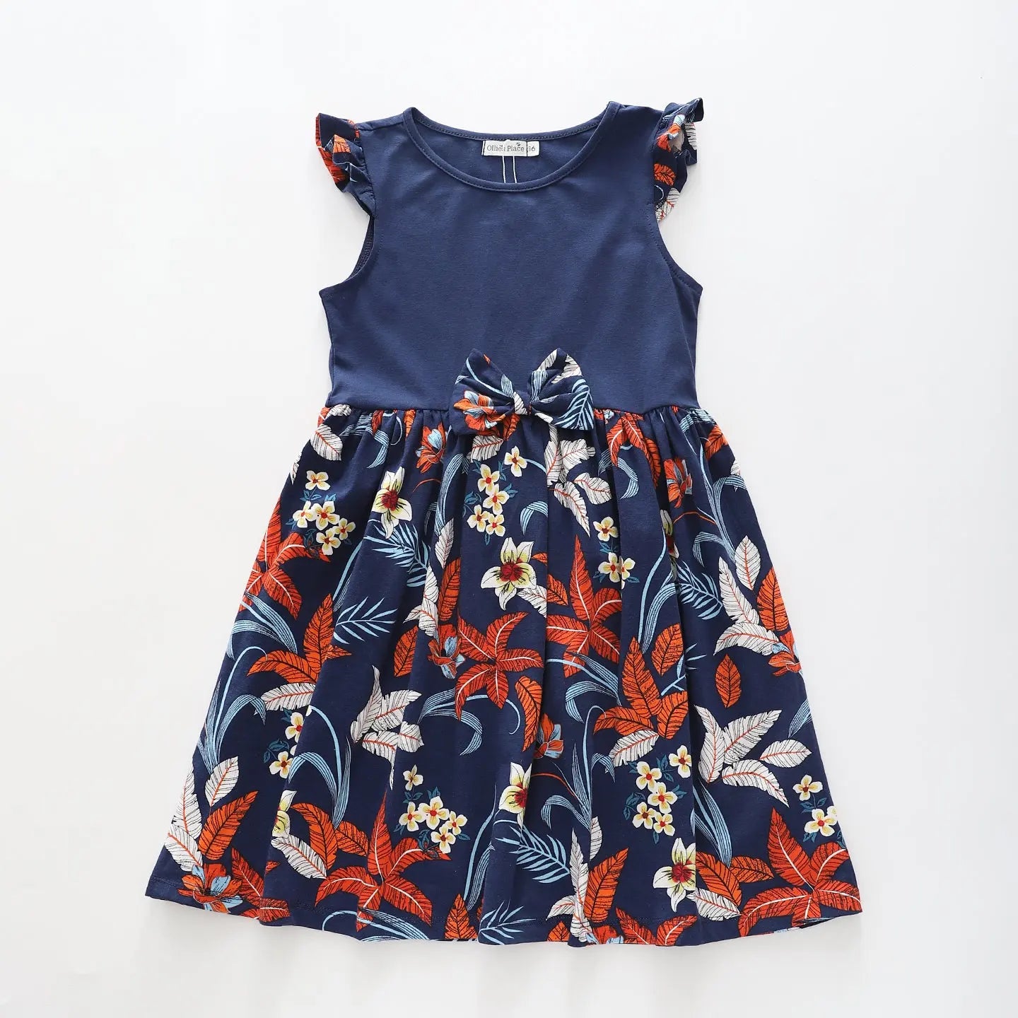 Blue Florals, Older Girls Day Dress Ollies Place