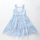 Blue Low Back Dress Ollies Place