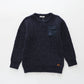 Blue Marle Knit Jumper Ollies Place