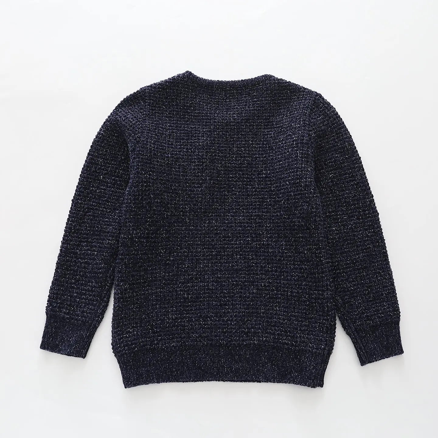 Blue Marle Knit Jumper Ollies Place