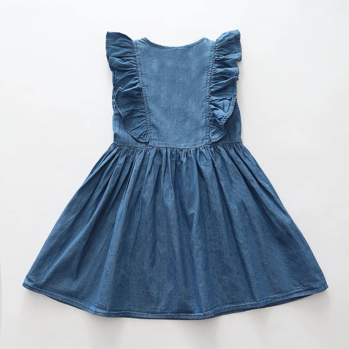 Blue Meadow Chambray Dress Ollies Place