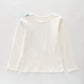 Blue Sequin Bow LS Tee Ollies Place