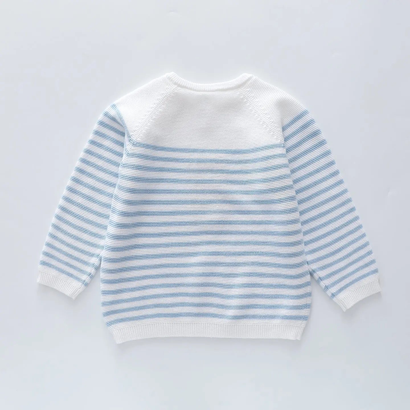 Blue Stripes Knit Jumper Ollies Place