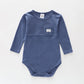 Blue Textured Bodysuit Ollies Place