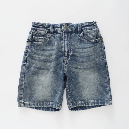 Blue Wash Kids Denim Shorts Ollies Place