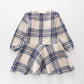 Blue and Beige Tartan Dress Ollies Place