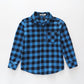 Blue and Black Check Shirt Ollies Place