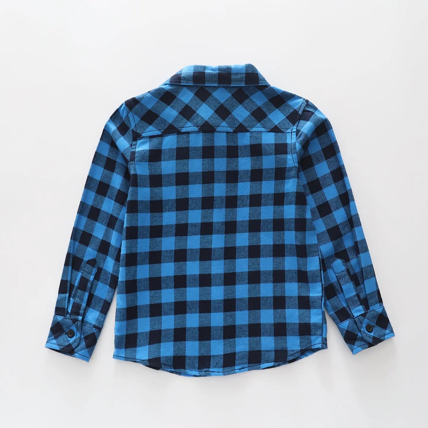 Blue and Black Check Shirt Ollies Place