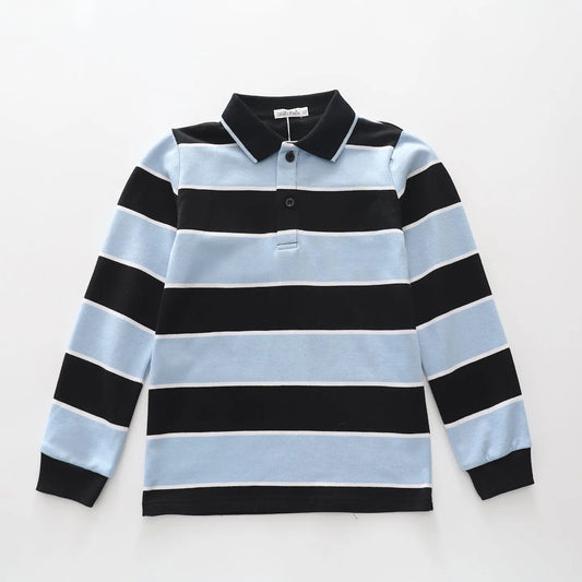 Blue and Black Rugby Top Ollies Place