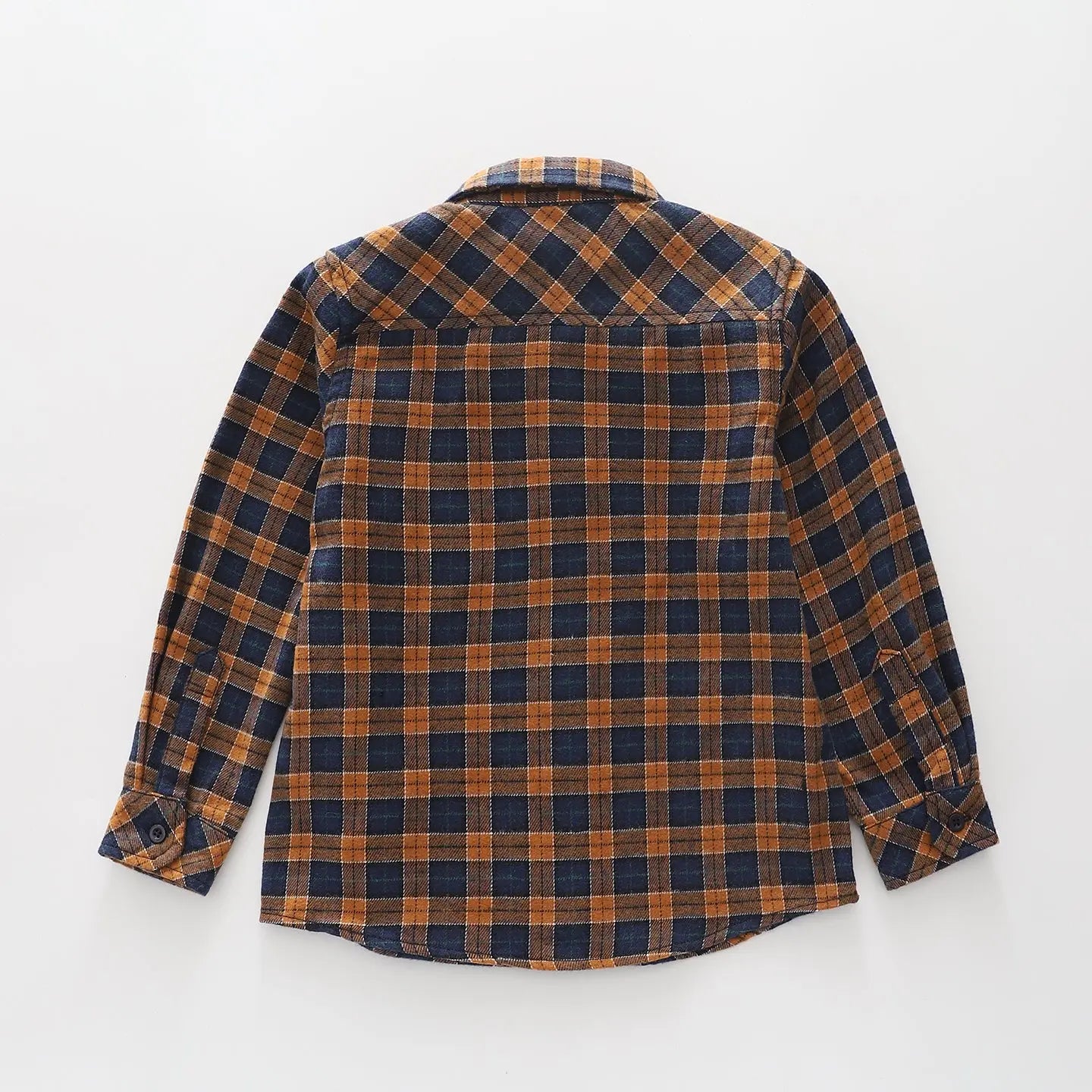 Blue and Brown Flanno Shirt Ollies Place