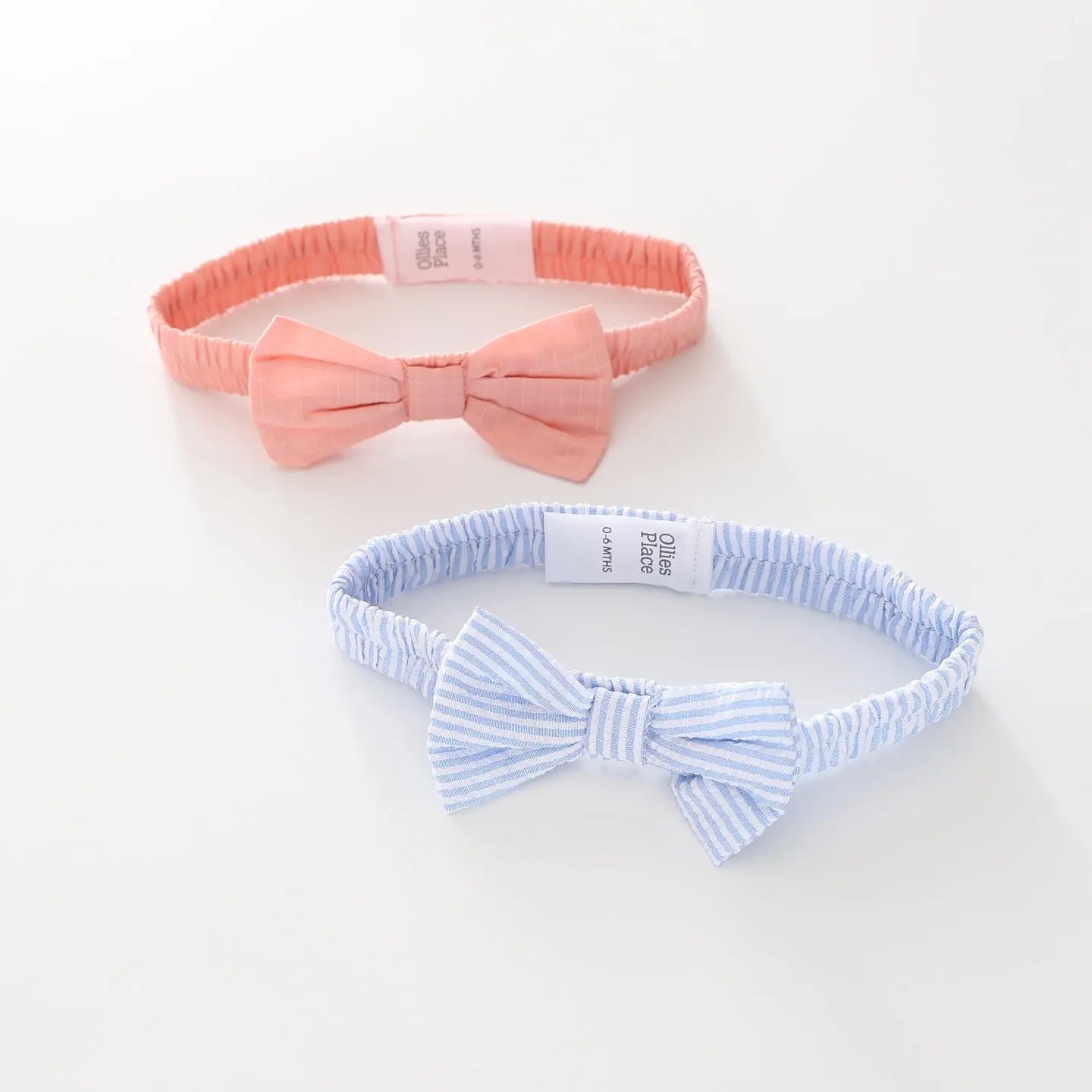 Blue and Pink Bow Headband Set Ollies Place