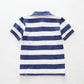 Blue and White Stripe Polo Ollies Place