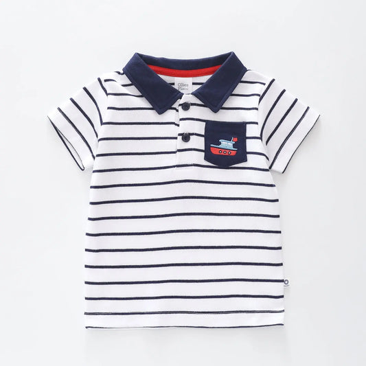 Boating Baby Polo T-shirt Ollies Place