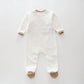 Boucle Bear Velour Romper Ollies Place